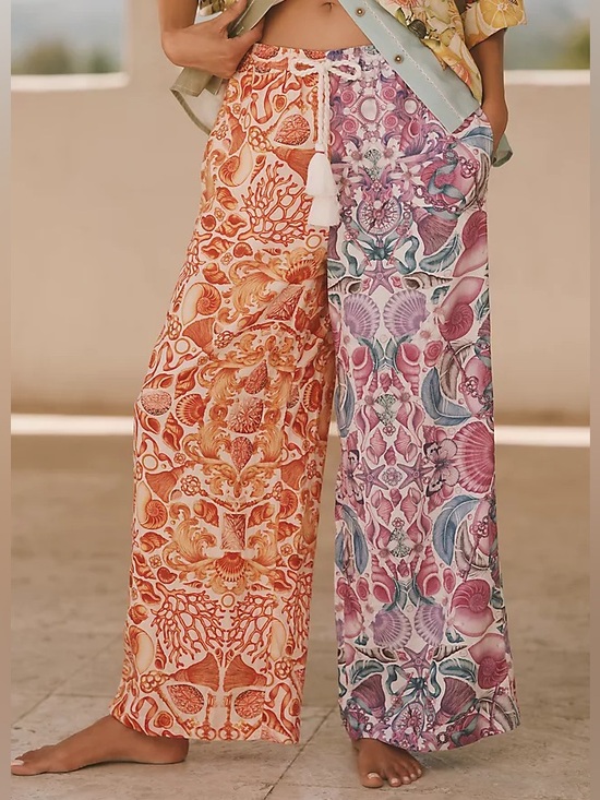 Anthropologie Pants - NWT Emily Carter x Celandine Printed Linen Blend Pants Anthropologie